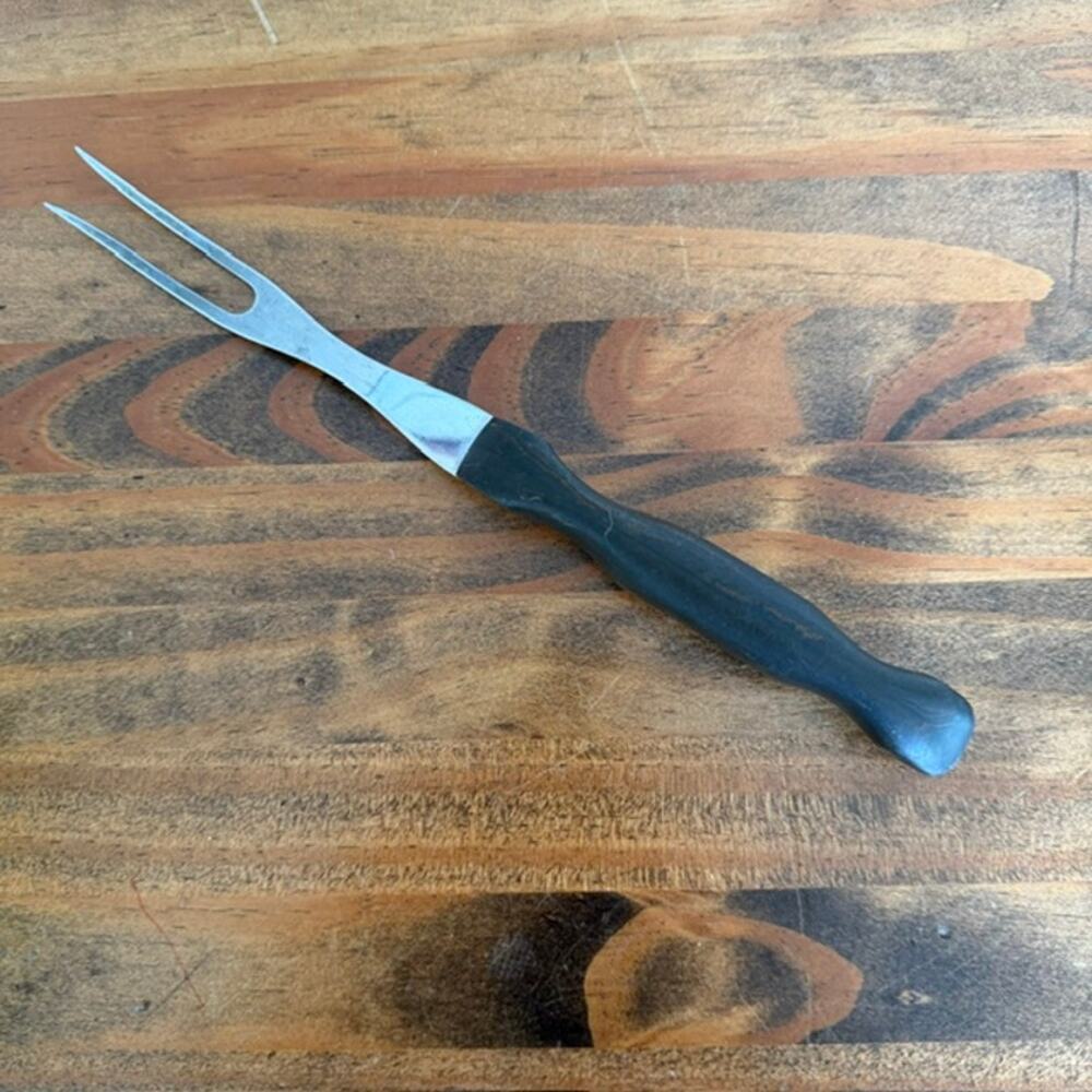 Cutco Vintage Brown Handle Carving Fork No 1026